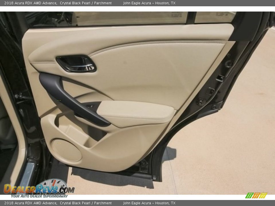 2018 Acura RDX AWD Advance Crystal Black Pearl / Parchment Photo #24