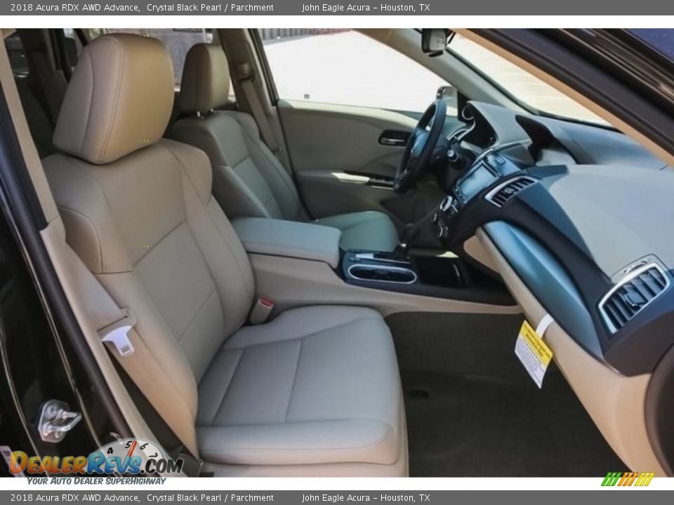 2018 Acura RDX AWD Advance Crystal Black Pearl / Parchment Photo #27