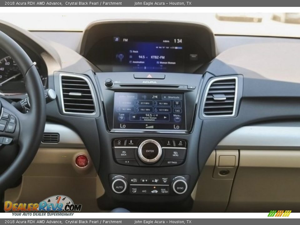 2018 Acura RDX AWD Advance Crystal Black Pearl / Parchment Photo #31