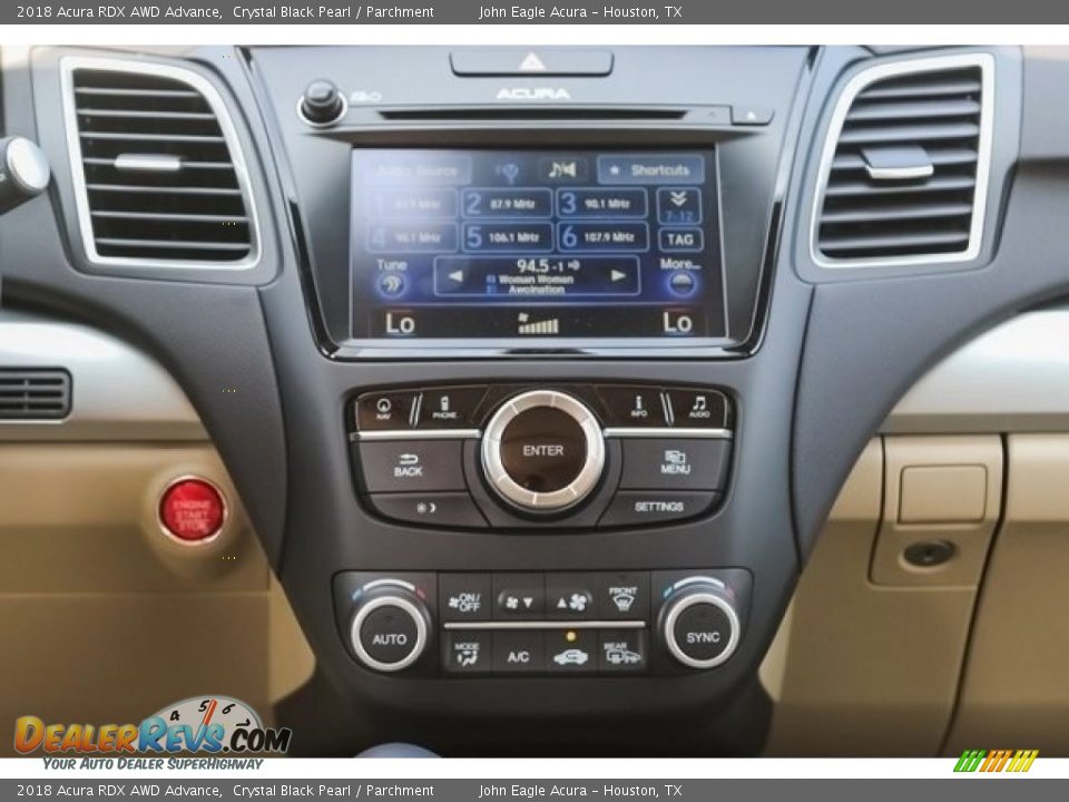 2018 Acura RDX AWD Advance Crystal Black Pearl / Parchment Photo #32