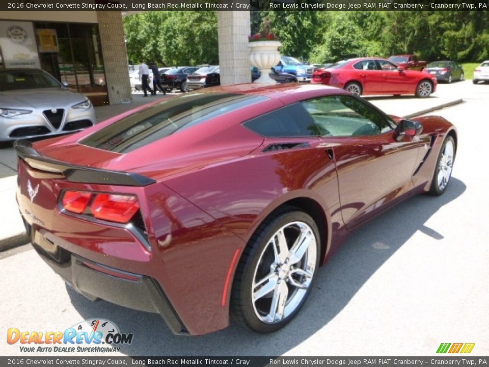 2016 Chevrolet Corvette Stingray Coupe Long Beach Red Metallic Tintcoat / Gray Photo #2