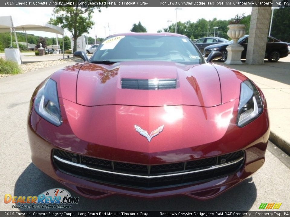 2016 Chevrolet Corvette Stingray Coupe Long Beach Red Metallic Tintcoat / Gray Photo #4