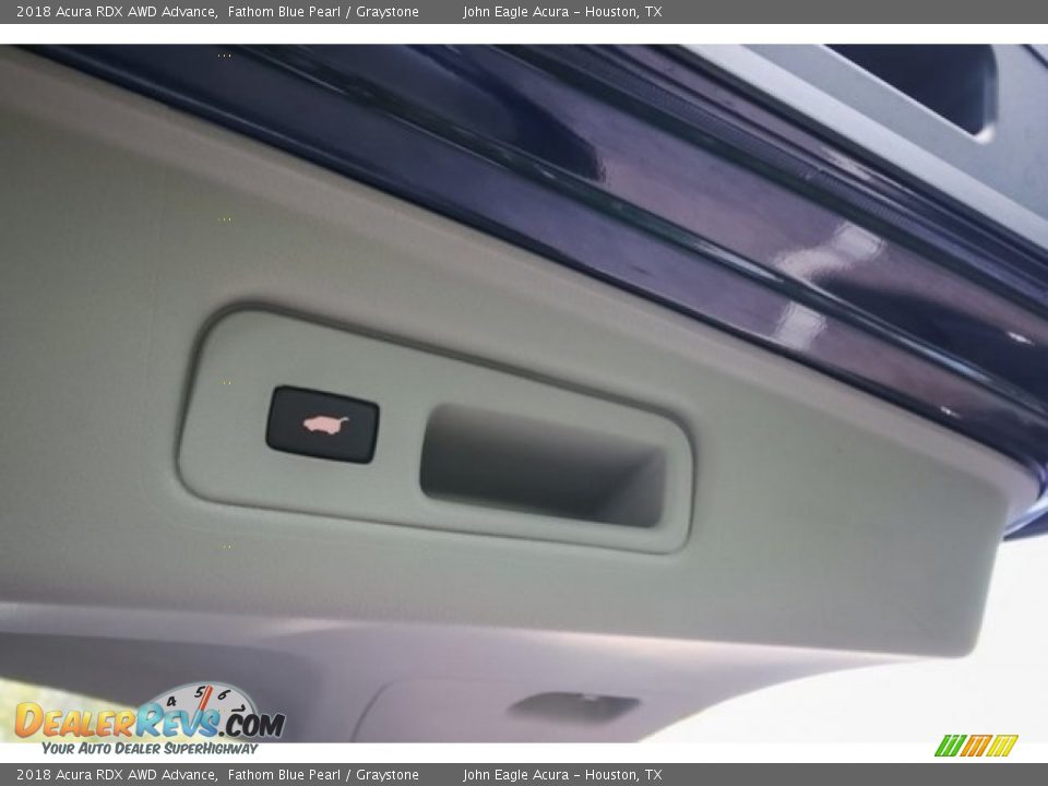 2018 Acura RDX AWD Advance Fathom Blue Pearl / Graystone Photo #23