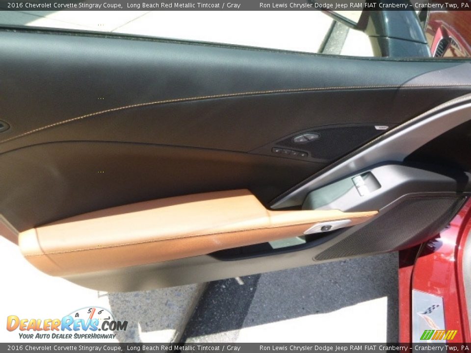 2016 Chevrolet Corvette Stingray Coupe Long Beach Red Metallic Tintcoat / Gray Photo #13