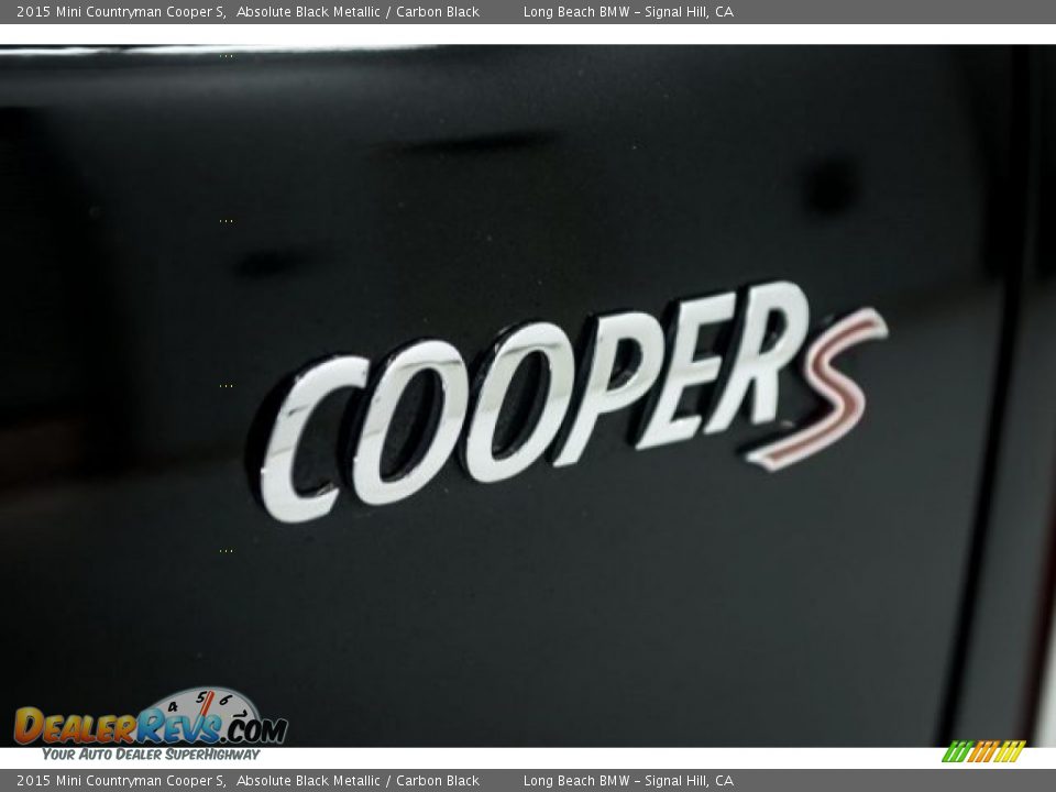 2015 Mini Countryman Cooper S Absolute Black Metallic / Carbon Black Photo #7