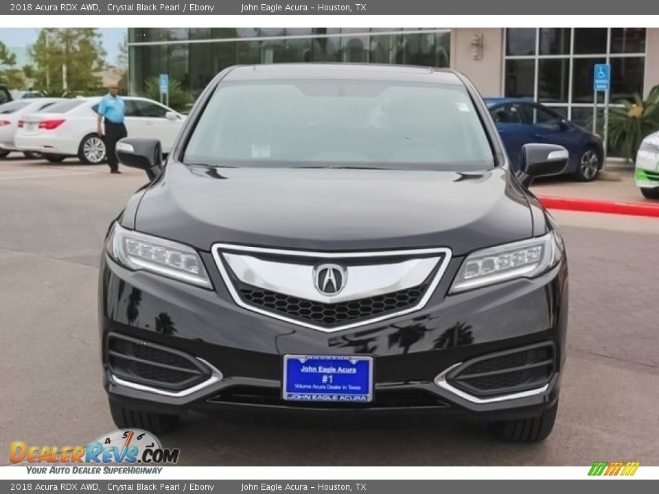 2018 Acura RDX AWD Crystal Black Pearl / Ebony Photo #2