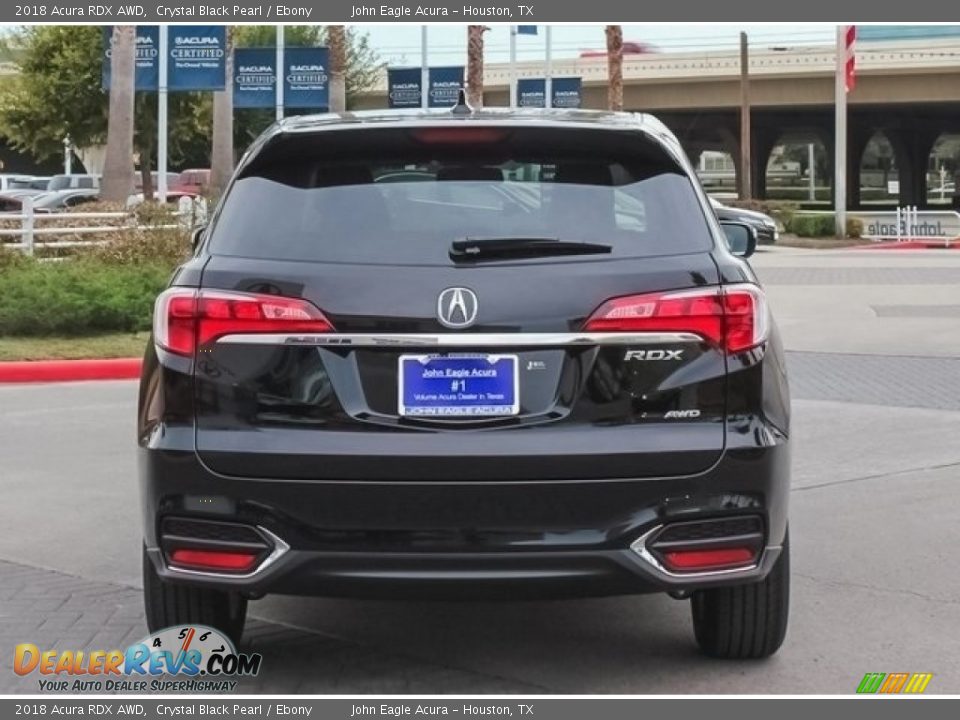 2018 Acura RDX AWD Crystal Black Pearl / Ebony Photo #6