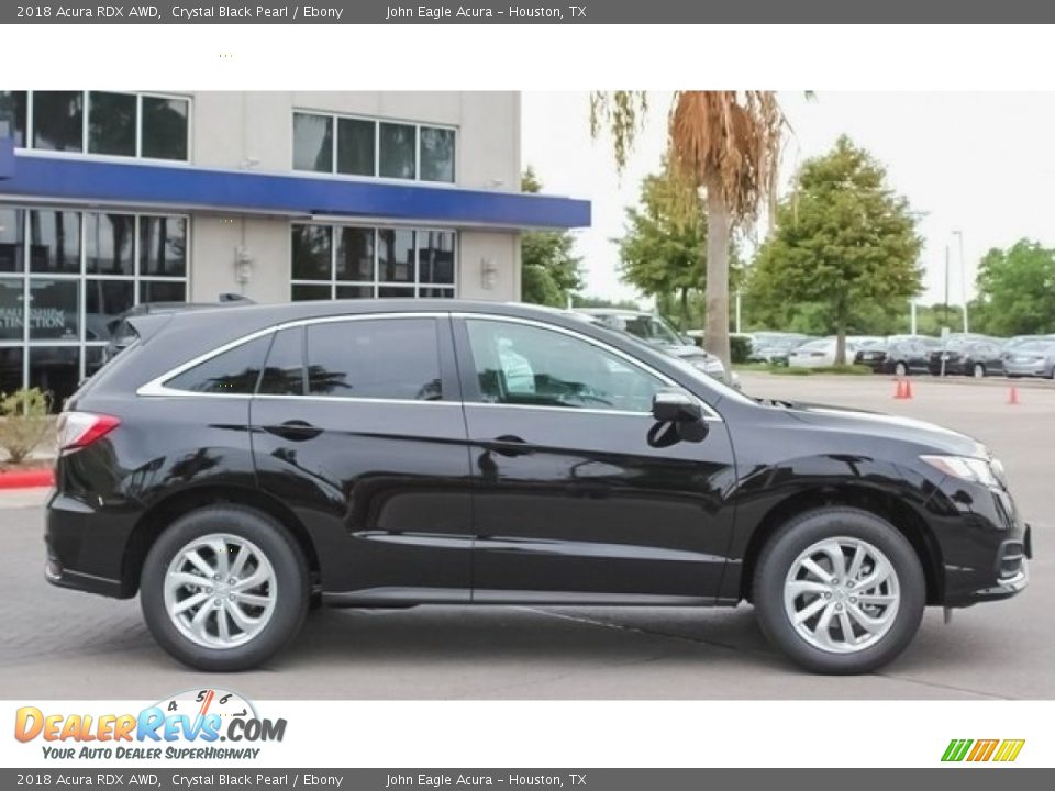 2018 Acura RDX AWD Crystal Black Pearl / Ebony Photo #8