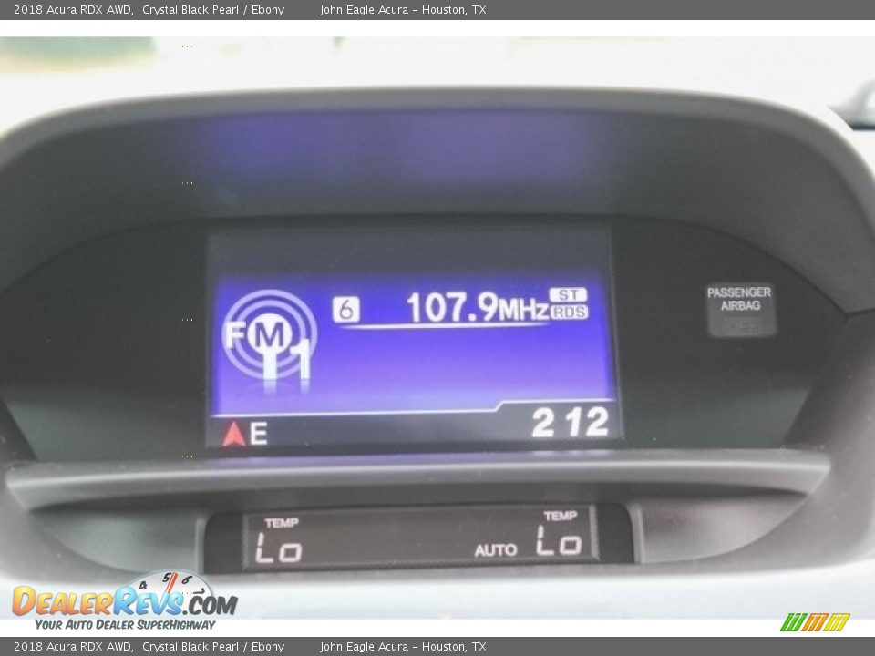 2018 Acura RDX AWD Crystal Black Pearl / Ebony Photo #31