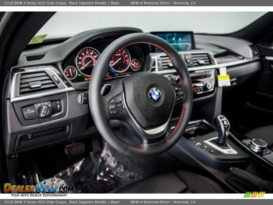 2018 BMW 4 Series 430i Gran Coupe Black Sapphire Metallic / Black Photo #5