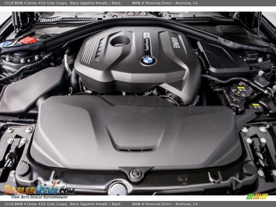 2018 BMW 4 Series 430i Gran Coupe Black Sapphire Metallic / Black Photo #8