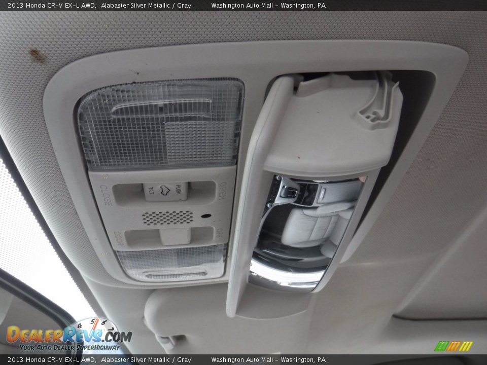2013 Honda CR-V EX-L AWD Alabaster Silver Metallic / Gray Photo #24