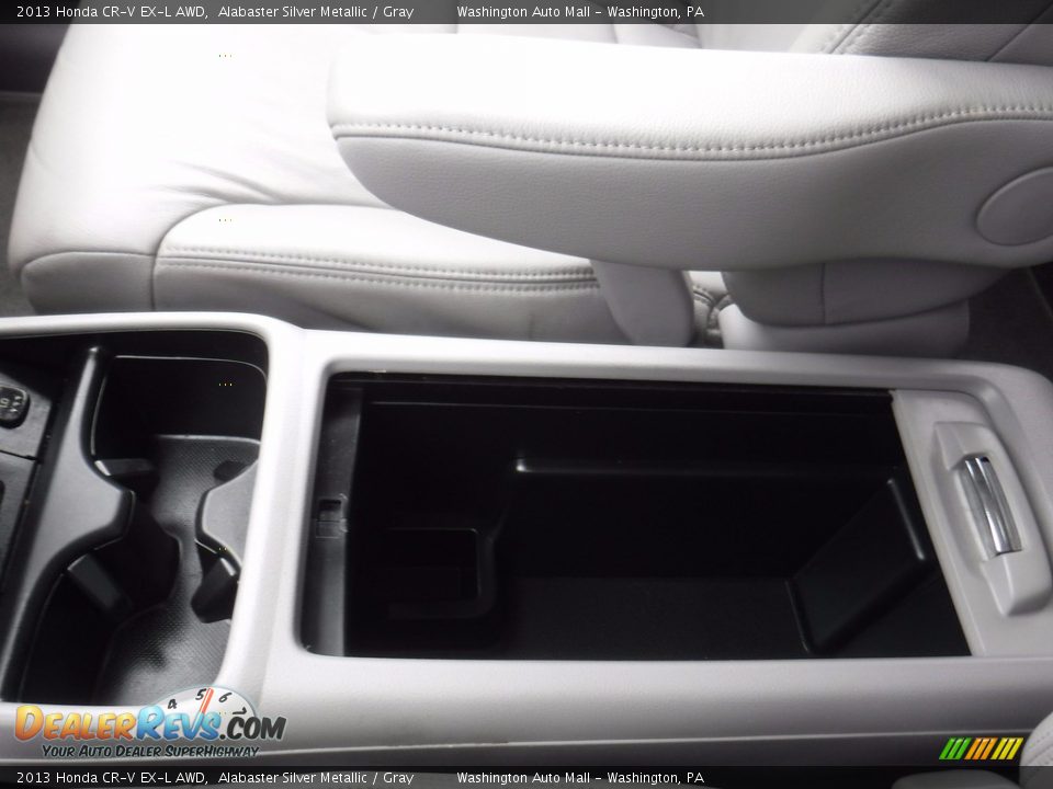2013 Honda CR-V EX-L AWD Alabaster Silver Metallic / Gray Photo #25