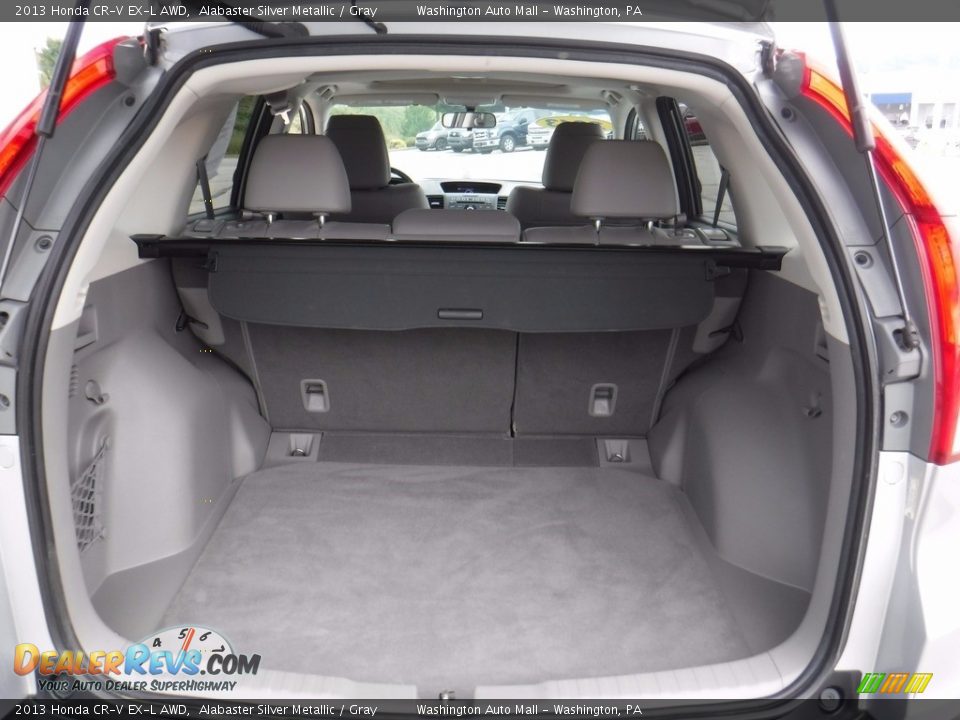 2013 Honda CR-V EX-L AWD Alabaster Silver Metallic / Gray Photo #27