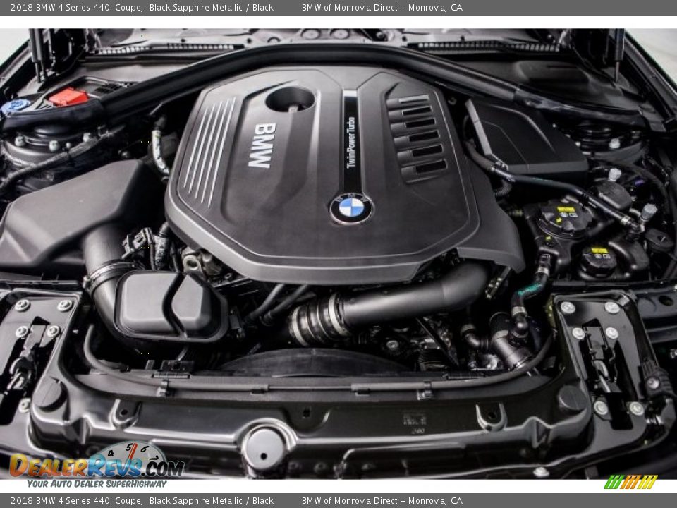 2018 BMW 4 Series 440i Coupe Black Sapphire Metallic / Black Photo #8