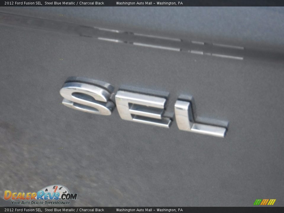 2012 Ford Fusion SEL Steel Blue Metallic / Charcoal Black Photo #13