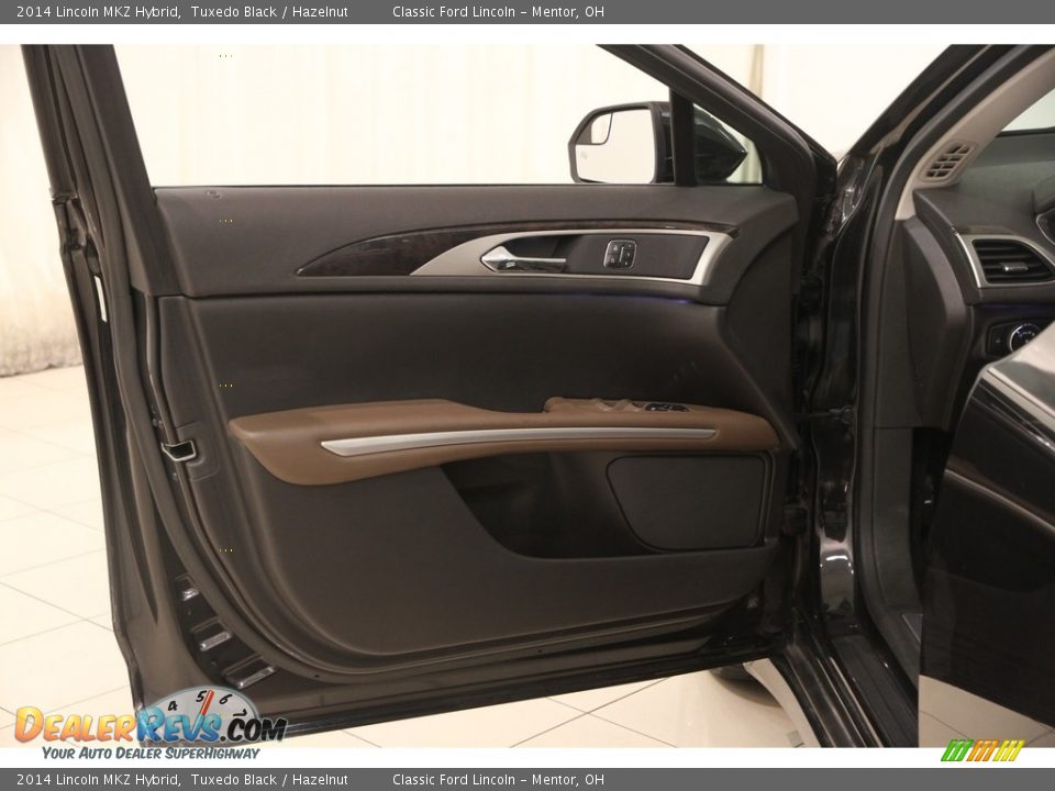 2014 Lincoln MKZ Hybrid Tuxedo Black / Hazelnut Photo #4