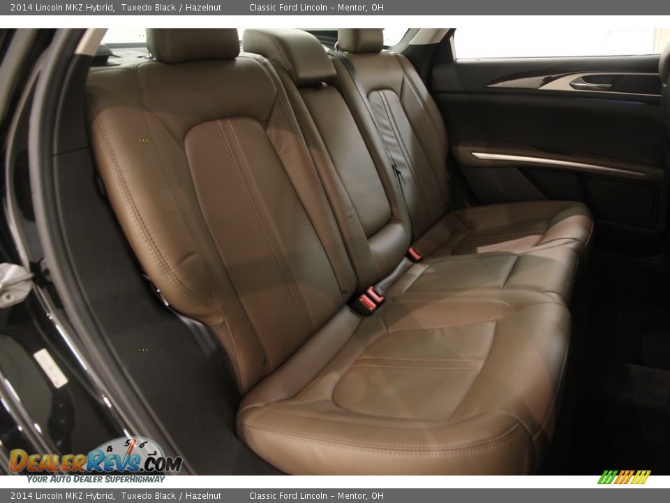 2014 Lincoln MKZ Hybrid Tuxedo Black / Hazelnut Photo #16