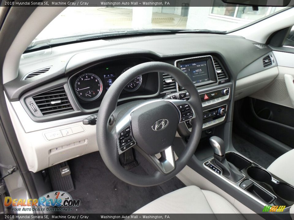 2018 Hyundai Sonata SE Machine Gray / Gray Photo #8