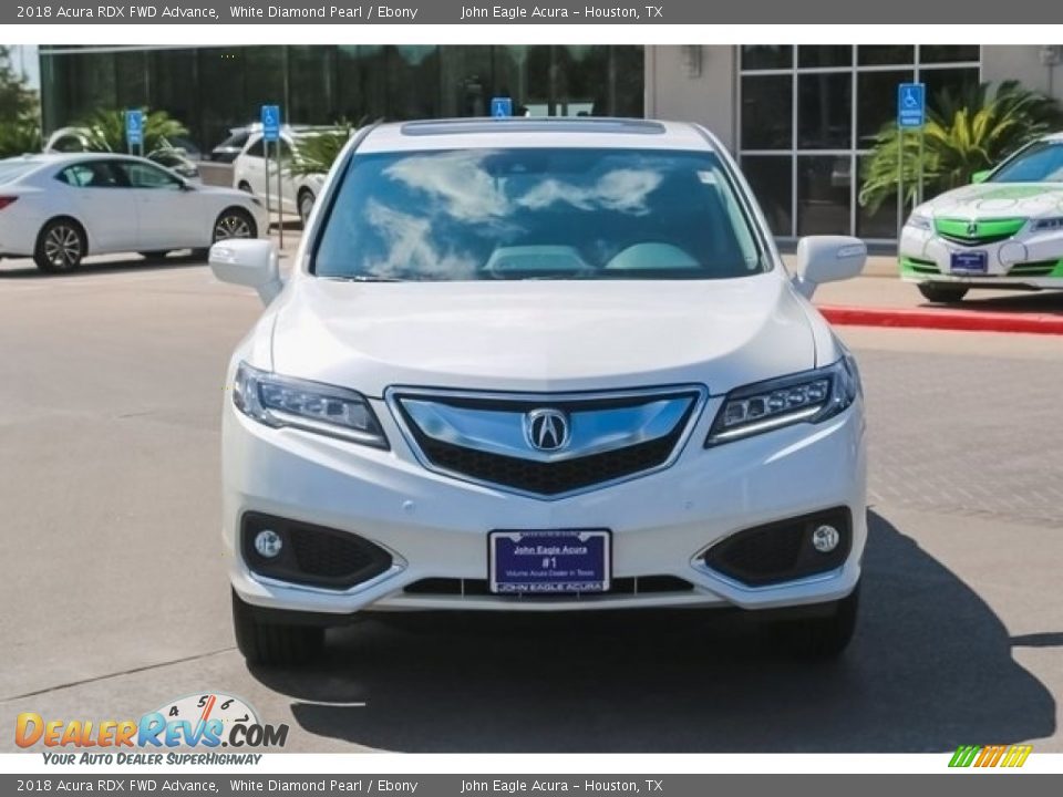2018 Acura RDX FWD Advance White Diamond Pearl / Ebony Photo #2