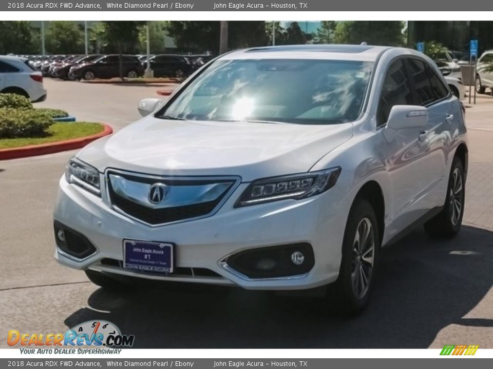 2018 Acura RDX FWD Advance White Diamond Pearl / Ebony Photo #3