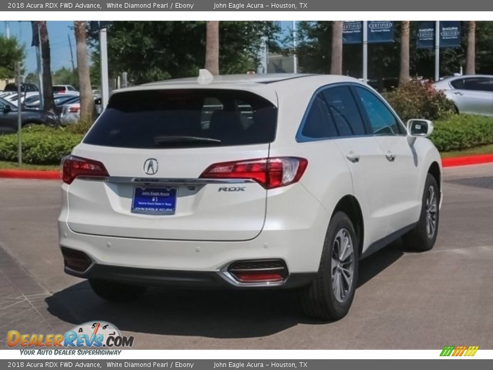 2018 Acura RDX FWD Advance White Diamond Pearl / Ebony Photo #7