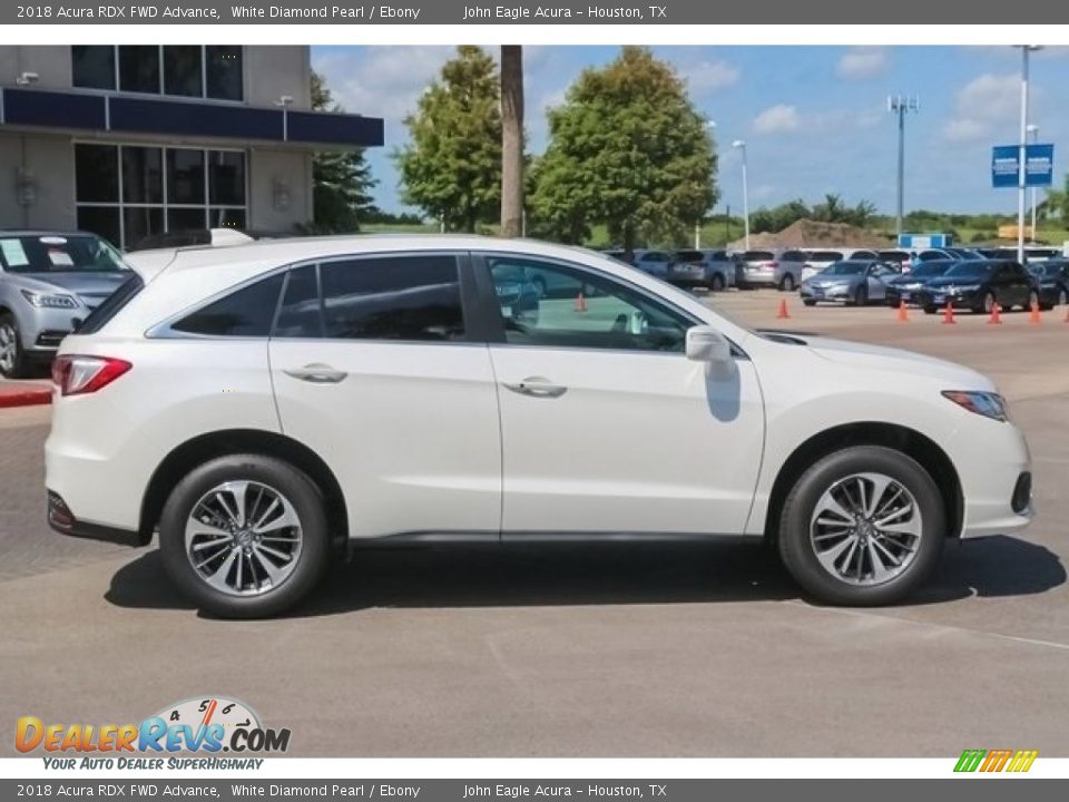 2018 Acura RDX FWD Advance White Diamond Pearl / Ebony Photo #8