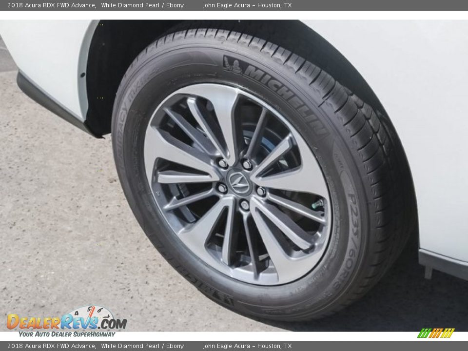 2018 Acura RDX FWD Advance White Diamond Pearl / Ebony Photo #12