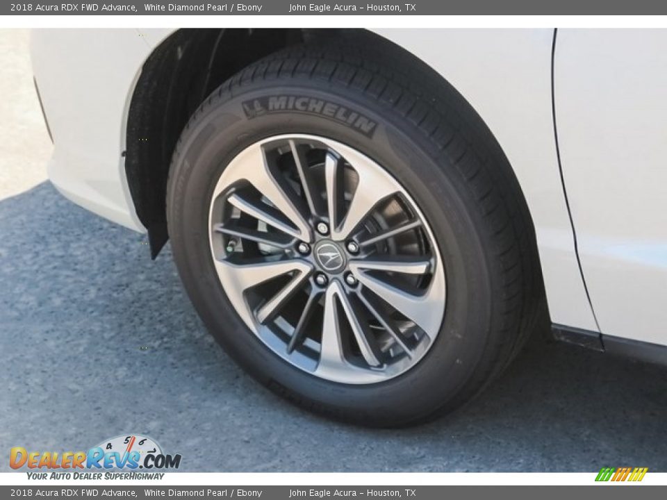 2018 Acura RDX FWD Advance White Diamond Pearl / Ebony Photo #14
