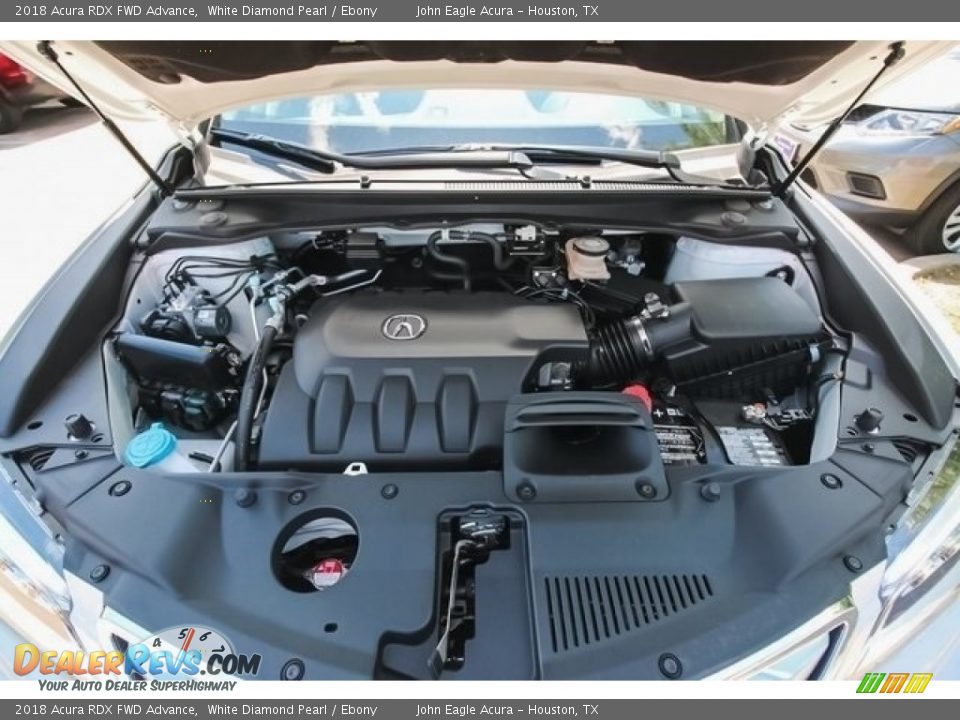 2018 Acura RDX FWD Advance White Diamond Pearl / Ebony Photo #28