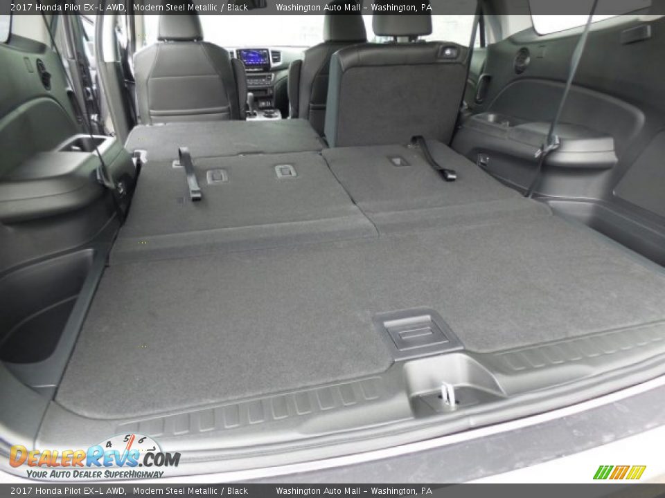 2017 Honda Pilot EX-L AWD Modern Steel Metallic / Black Photo #13