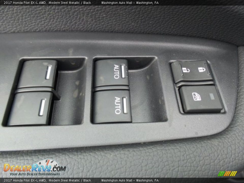 2017 Honda Pilot EX-L AWD Modern Steel Metallic / Black Photo #15
