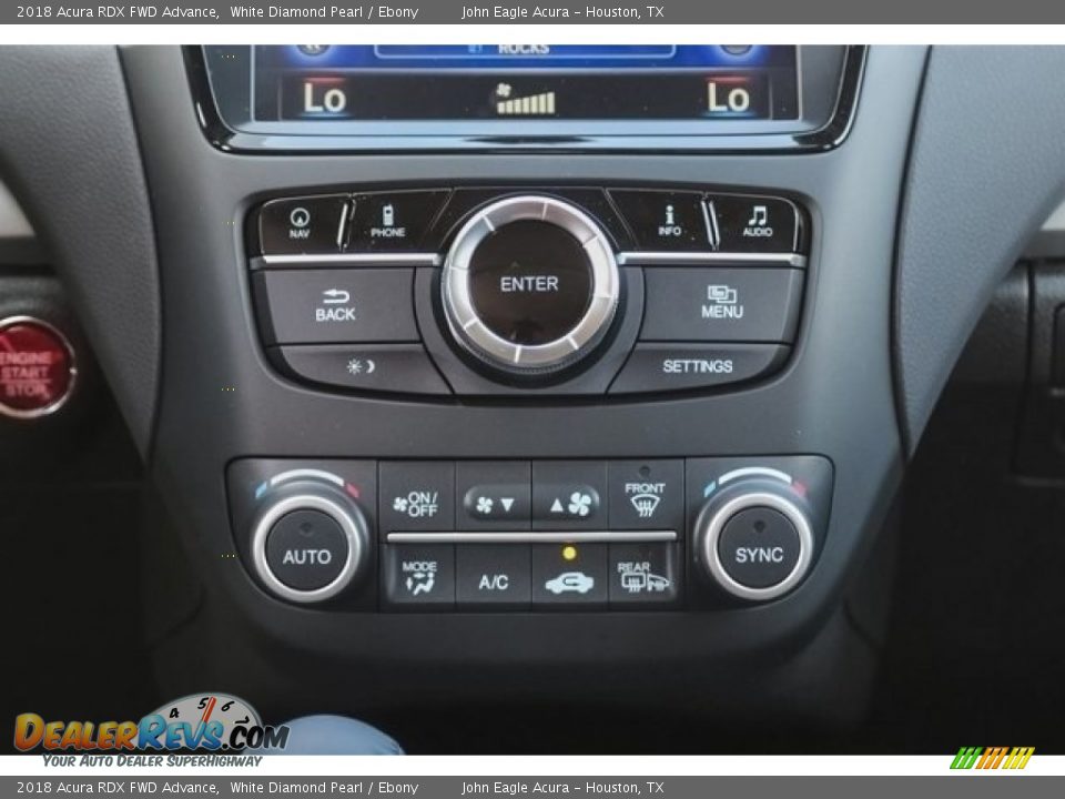 2018 Acura RDX FWD Advance White Diamond Pearl / Ebony Photo #34