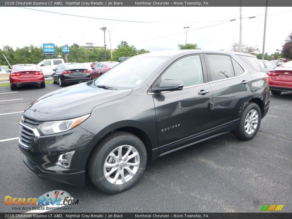 2018 Chevrolet Equinox LT AWD Nightfall Gray Metallic / Jet Black Photo #1