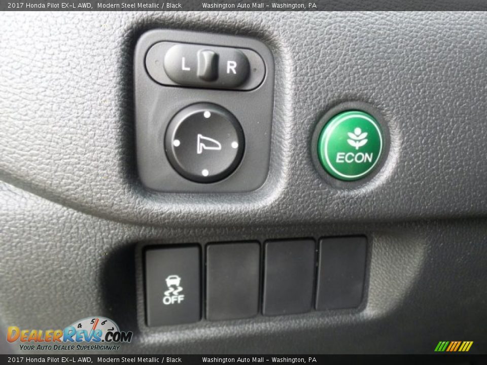 2017 Honda Pilot EX-L AWD Modern Steel Metallic / Black Photo #17