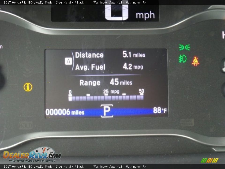2017 Honda Pilot EX-L AWD Modern Steel Metallic / Black Photo #18