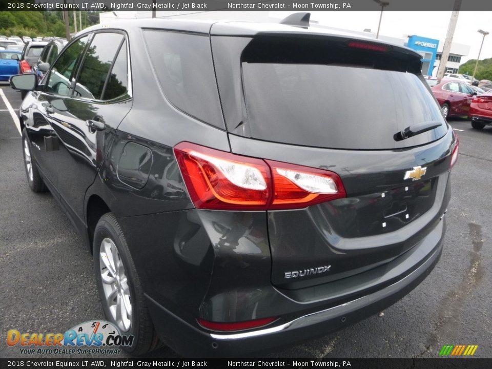 2018 Chevrolet Equinox LT AWD Nightfall Gray Metallic / Jet Black Photo #3