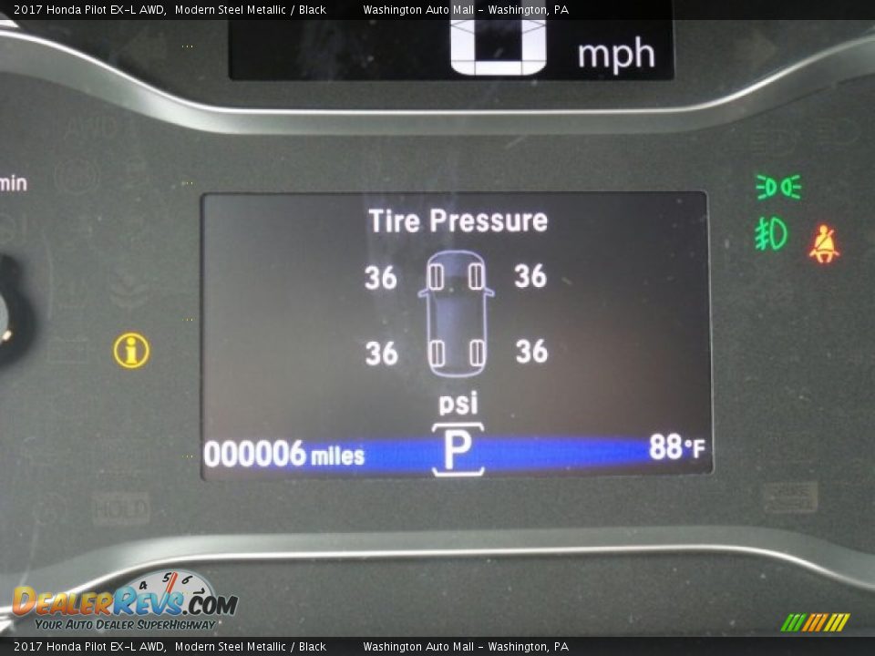 2017 Honda Pilot EX-L AWD Modern Steel Metallic / Black Photo #19