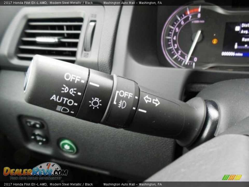 2017 Honda Pilot EX-L AWD Modern Steel Metallic / Black Photo #22