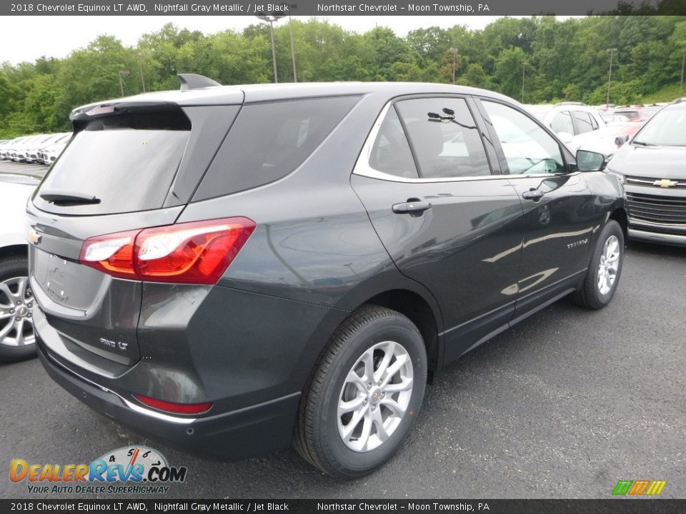 2018 Chevrolet Equinox LT AWD Nightfall Gray Metallic / Jet Black Photo #5