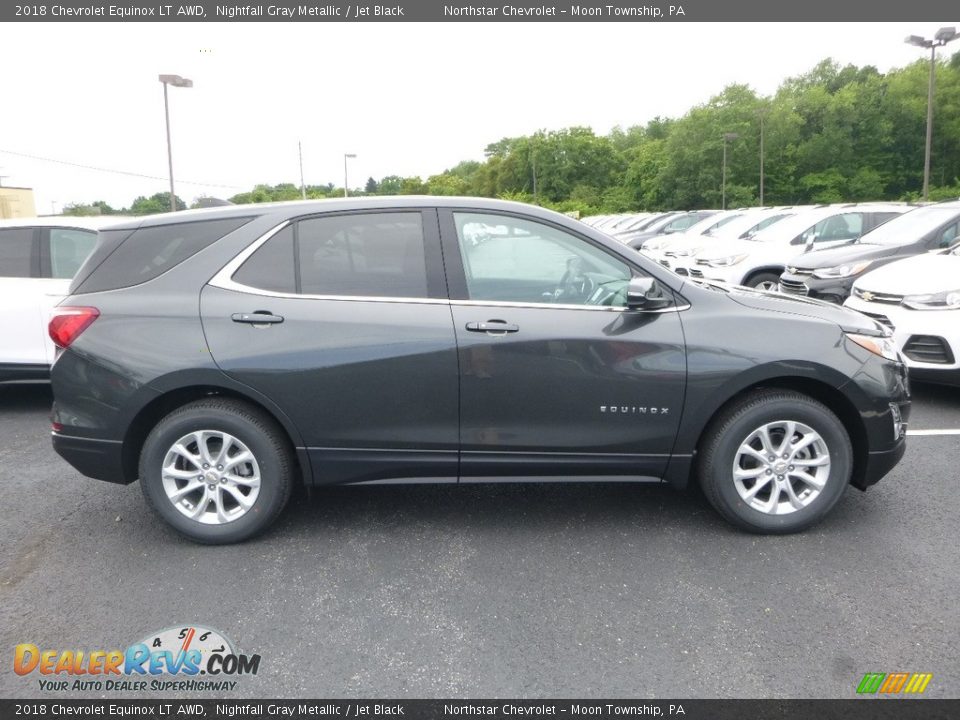 2018 Chevrolet Equinox LT AWD Nightfall Gray Metallic / Jet Black Photo #6