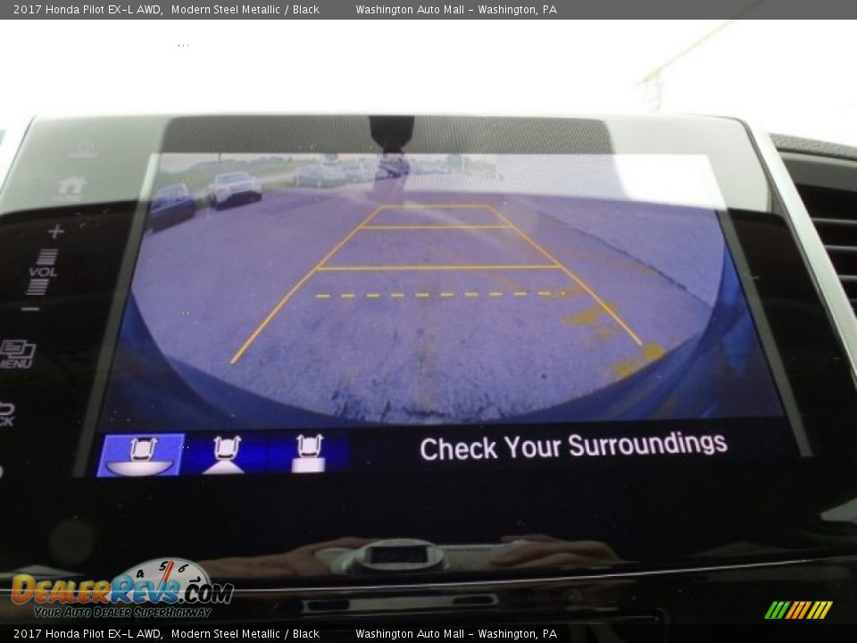 2017 Honda Pilot EX-L AWD Modern Steel Metallic / Black Photo #29