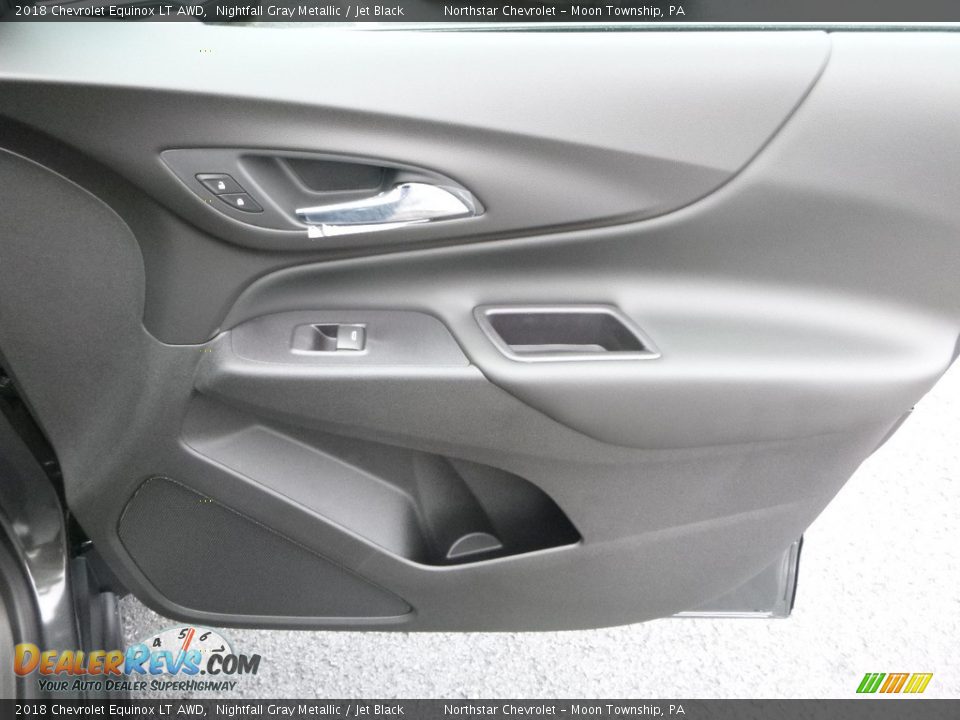 2018 Chevrolet Equinox LT AWD Nightfall Gray Metallic / Jet Black Photo #10