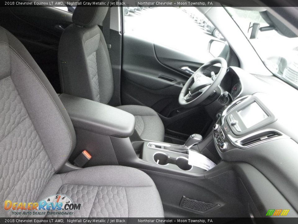 2018 Chevrolet Equinox LT AWD Nightfall Gray Metallic / Jet Black Photo #11