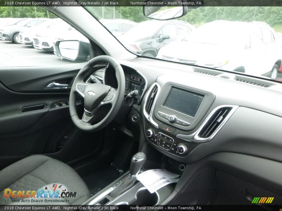 2018 Chevrolet Equinox LT AWD Nightfall Gray Metallic / Jet Black Photo #12
