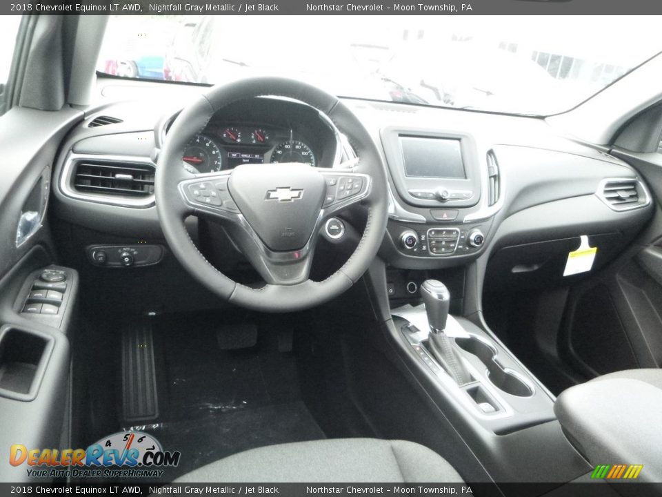 2018 Chevrolet Equinox LT AWD Nightfall Gray Metallic / Jet Black Photo #14