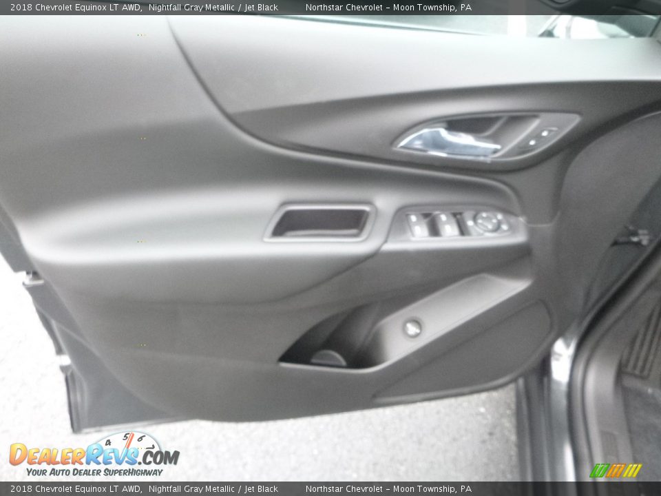2018 Chevrolet Equinox LT AWD Nightfall Gray Metallic / Jet Black Photo #15