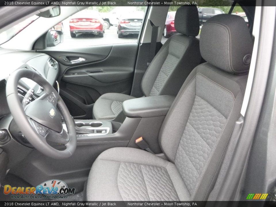 2018 Chevrolet Equinox LT AWD Nightfall Gray Metallic / Jet Black Photo #16