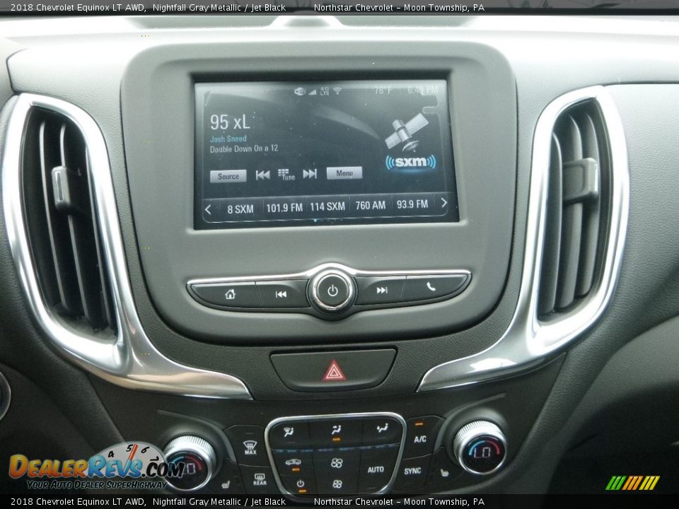 2018 Chevrolet Equinox LT AWD Nightfall Gray Metallic / Jet Black Photo #18