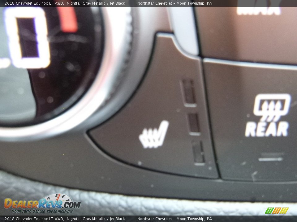 2018 Chevrolet Equinox LT AWD Nightfall Gray Metallic / Jet Black Photo #20